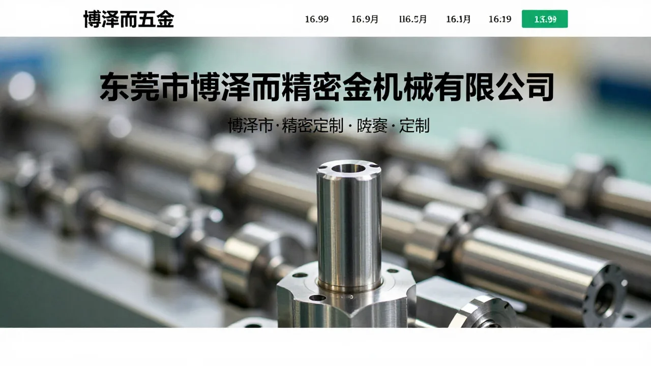 东莞精密机械加工哪家好?
